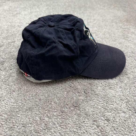 Vintage 90s San Jose Sharks NHL Snapback Hat Cap Unisex Navy Pacific Bell Promo - Picture 4 of 13